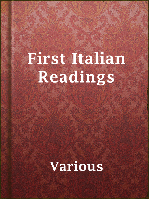 Title details for First Italian Readings by Various - Available